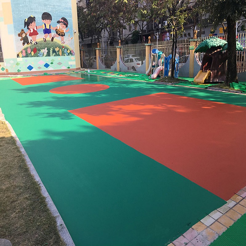 惠城幼兒園塑膠地板 幼兒園epdm顆?；@球場