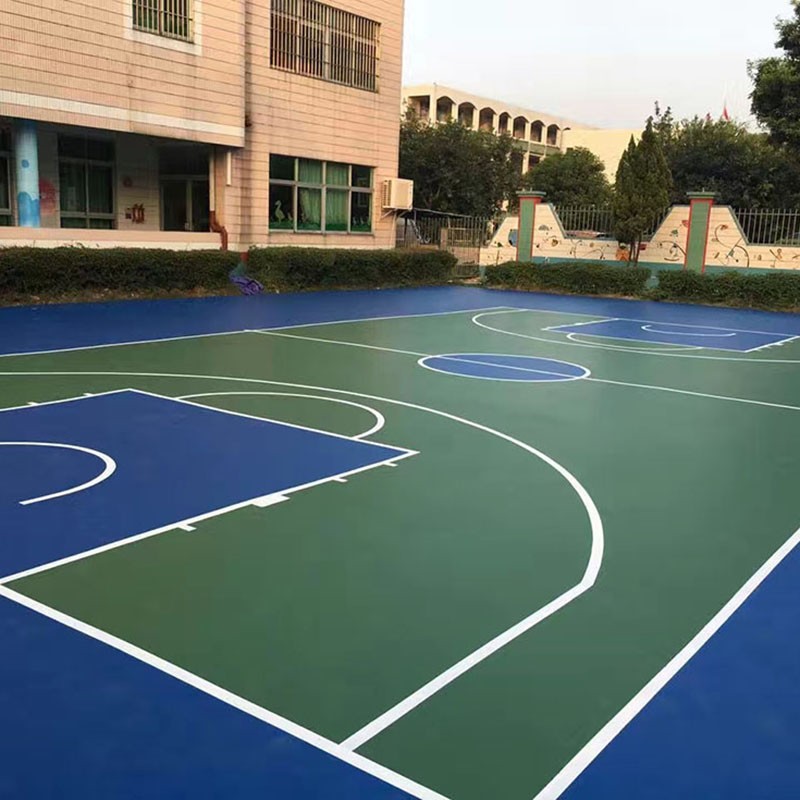 籃球場建設廠家，新國標籃球場施工建設標準